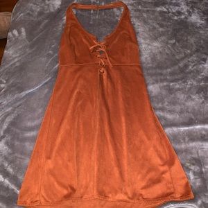 Burnt orange dress size M